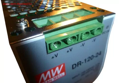 Mean Well DR-120-24 Zdroj na DIN 120W 24V