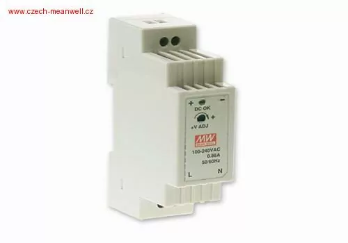 Mean Well DR-15-12 Napájecí spínaný zdroj na DIN l