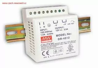 Mean Well DR-45-05 Napájecí spínaný zdroj na DIN l