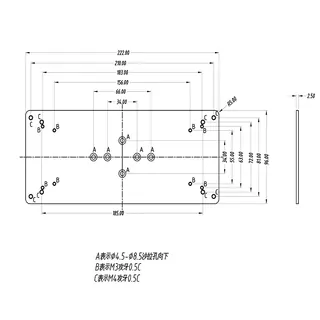 Mean Well DRP-01A Montážní deska ke zdrojům Well