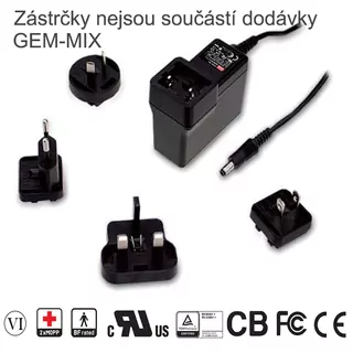 Mean Well GEM40I05-P1J Síťový MEDICAL adaptér 40W
