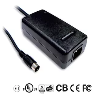 Mean Well GP50A13A-R1B Síťový 3hl adaptér 50W 5+12