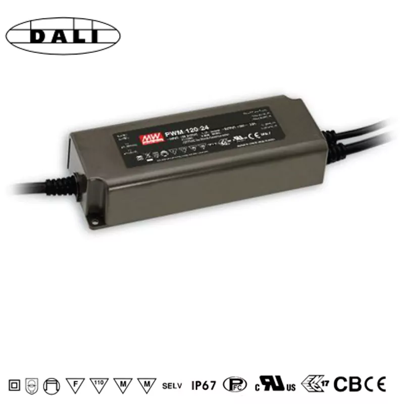 Mean Well PWM-120-24DA Stmívatelný zdroj DALI 120W