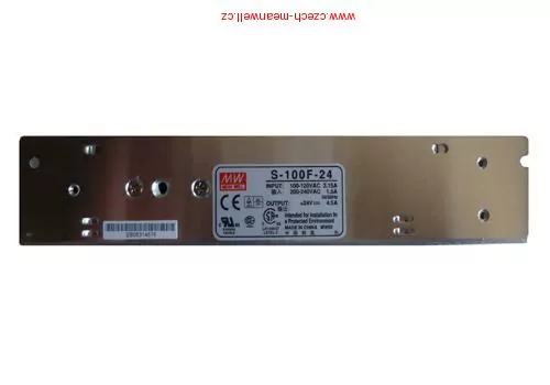 Mean Well S-100F-24 Spínaný zdroj uzavřený 100W 24