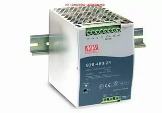 Mean Well SDR-480-24 Zdroj na DIN 480W 24V