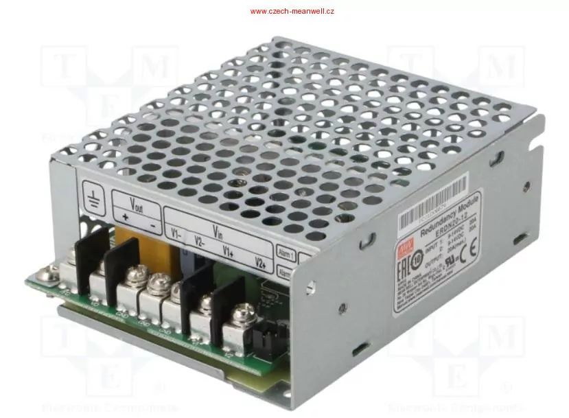 Mean Well ERDN20-24 Redundantní modul 24V 20A CASE