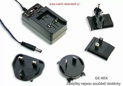 Mean Well GE12UK05-P1J Síťový adaptér UK 12W 5V