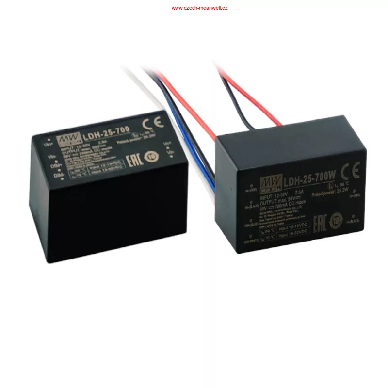 Mean Well LDH-25-700W DC-DC Proudový stmívatelný