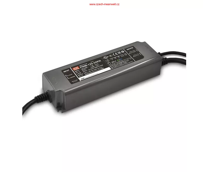 PWM-120-12KNBST Mean Well Stmívatelný zdroj pro LE
