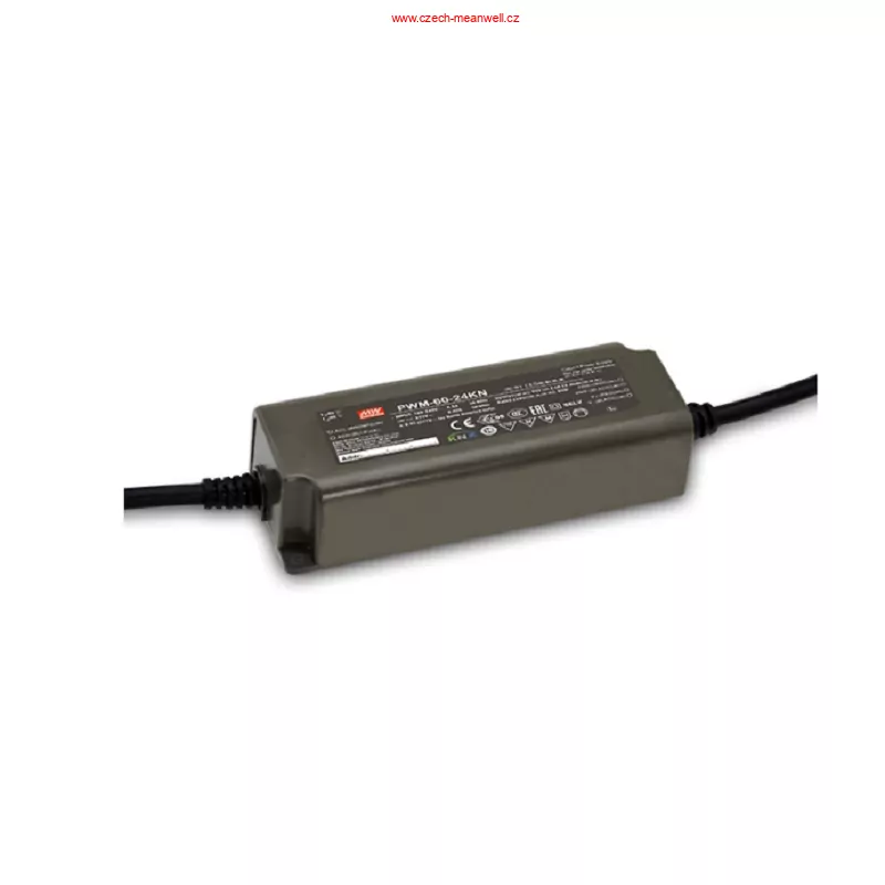 PWM-60-12KN Mean Well Stmívatelný zdroj s KNX