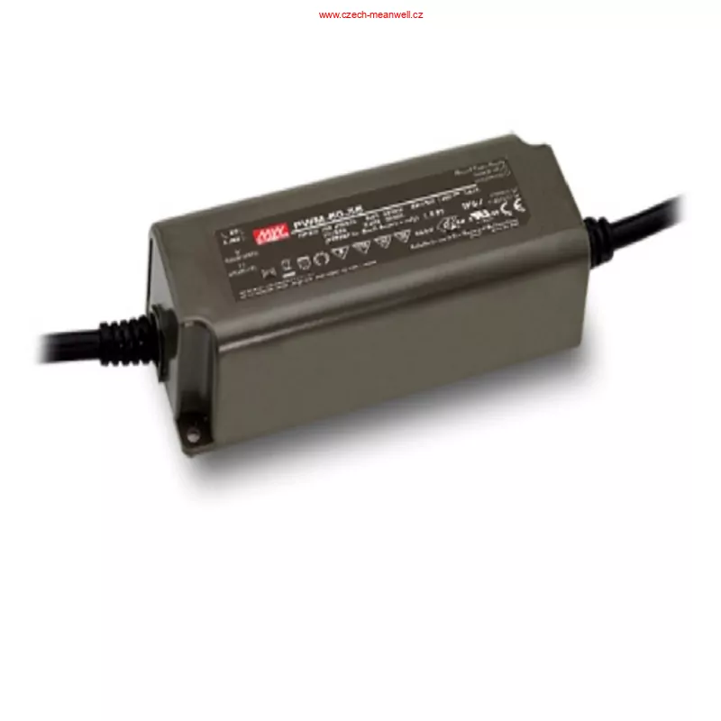 PWM-60-24DA Mean Well Stmívatelný zdroj pro LED