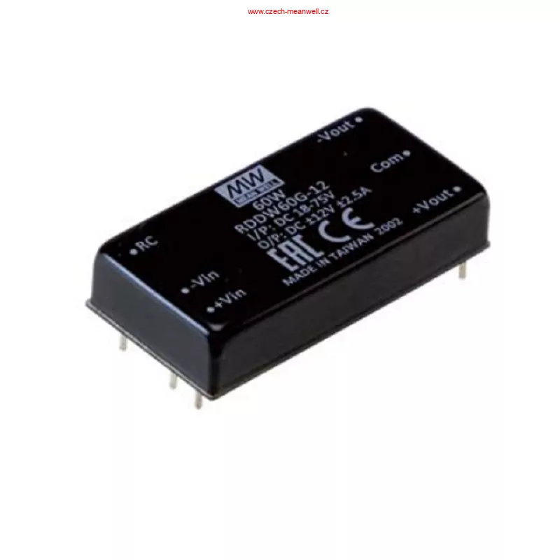 Mean Well RDDW60F-12 Měnič DC/DC 60W 12V