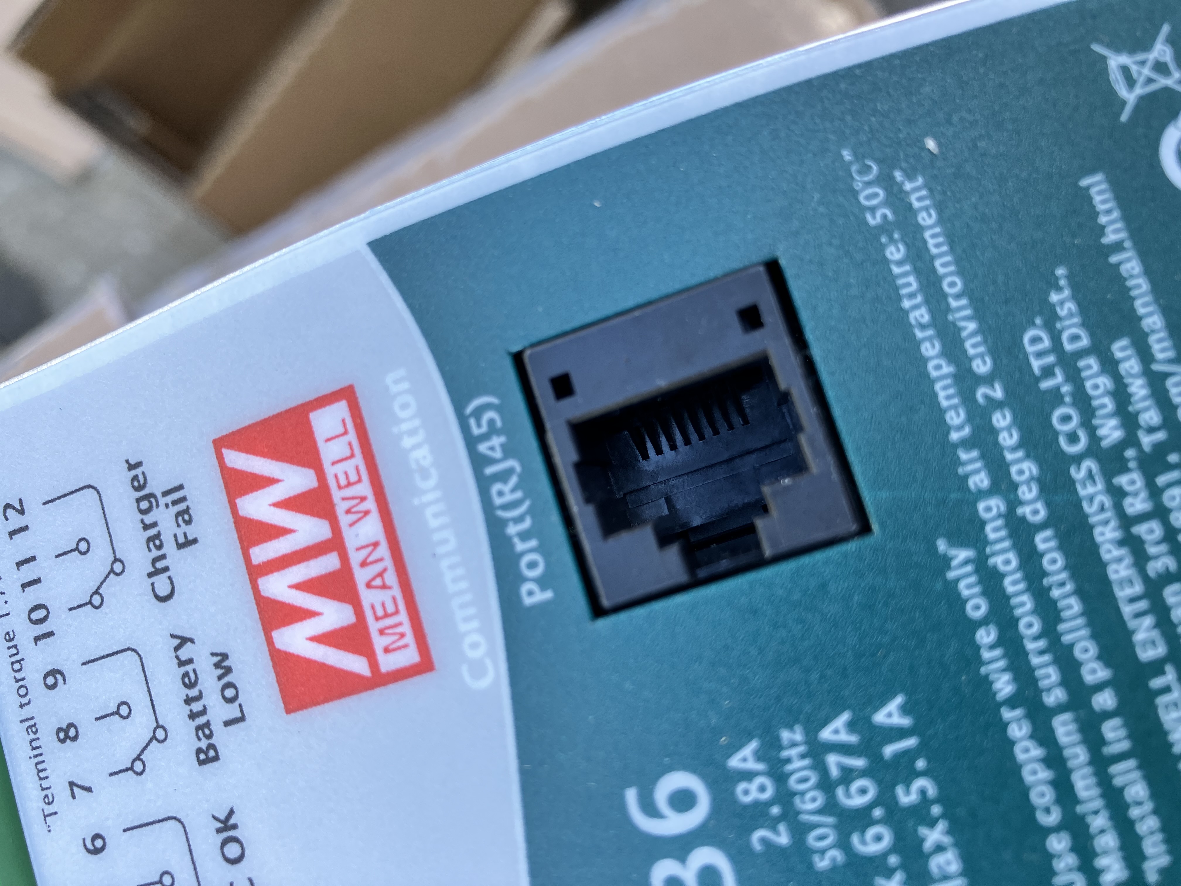 Mean Well DRS-240-12 Zdroj na DIN 240W 12V