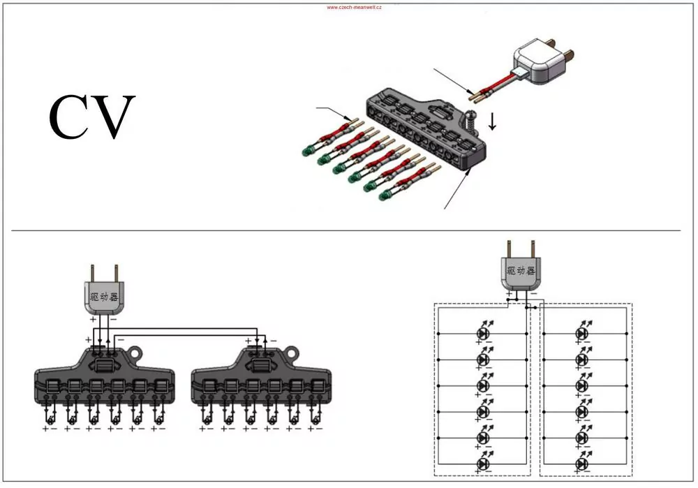 1IN6OUTCV Konektor napěťový IN9A OUT6x1.5A 0.75mm2