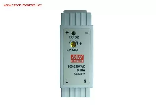 Mean Well DR-15-12 Napájecí spínaný zdroj na DIN l
