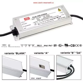 Mean Well ELG-100-C1050 Proudový zdroj pro LED 100