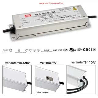 Mean Well ELG-150-C1050B Stmívatelný proudový zdro
