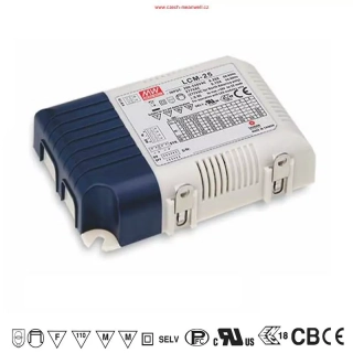 Mean Well LCM-25 6ti úrovňový zdroj 25W