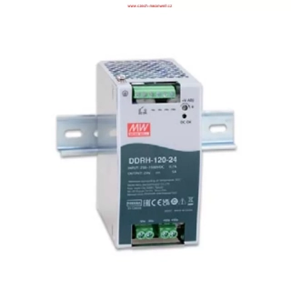 Mean Well DDRH-120-48 Měnič DC/DC na DIN lištu