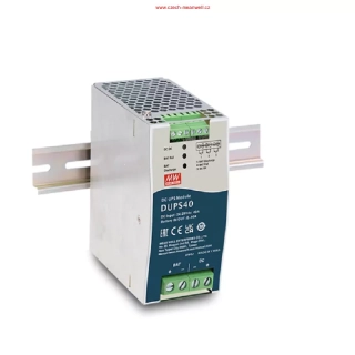 Mean Well DUPS40 DC UPS modul na DIN lištu