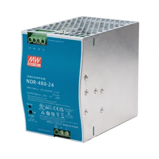 Mean Well NDR-480-24 Zdroj na DIN 480W 24V