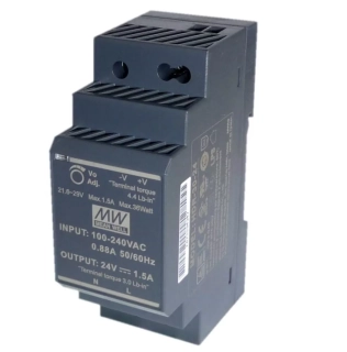 Mean Well HDR-30-12 Zdroj na DIN 24W 12V