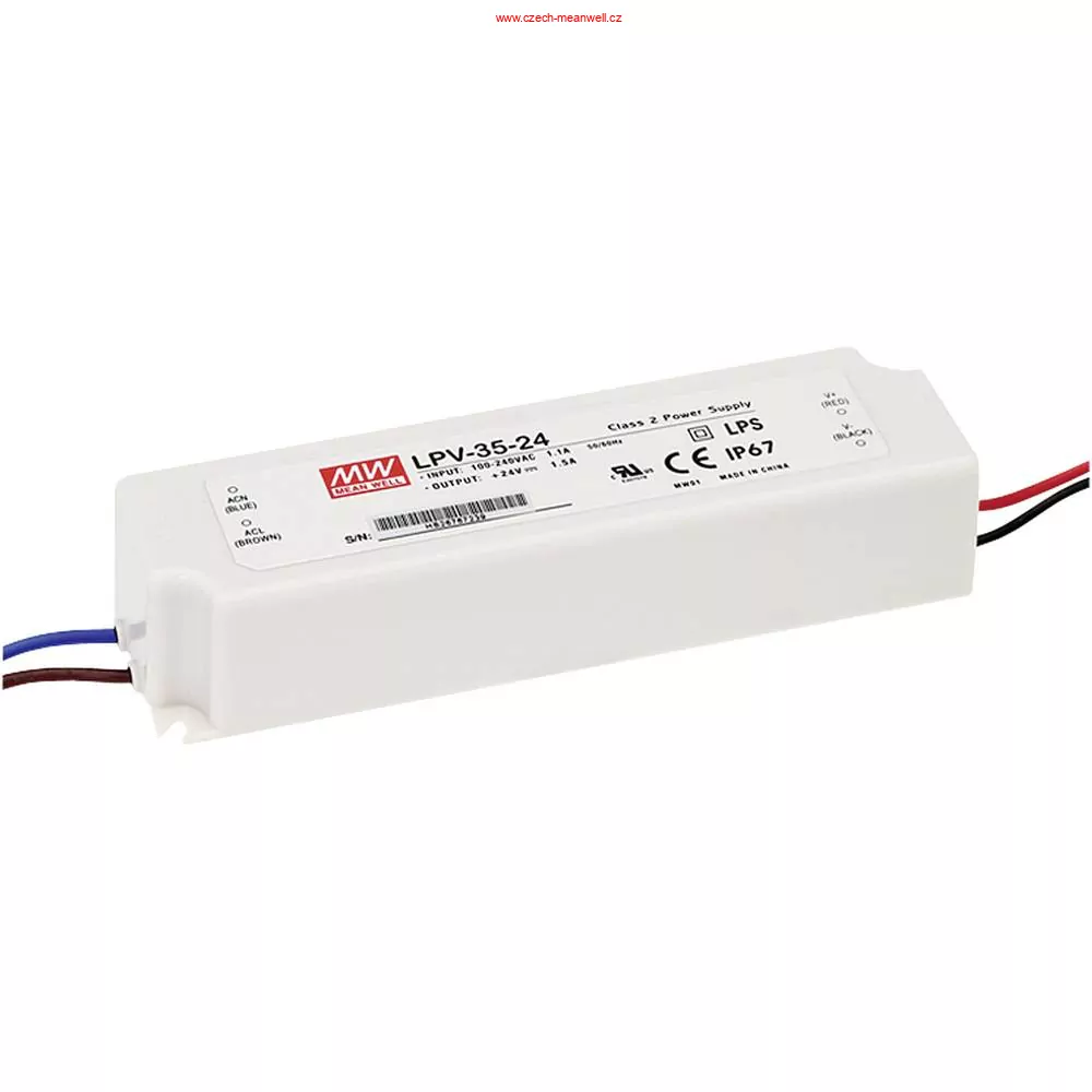 Mean Well LPV-35-36 Napájecí zdroj pro LED 35W 36V